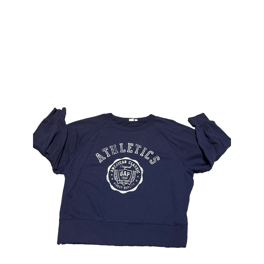 GAP Sweatshirt Mens Small Athletics Crewneck Pullover American Classic